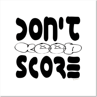 Don’t Keep Score Posters and Art